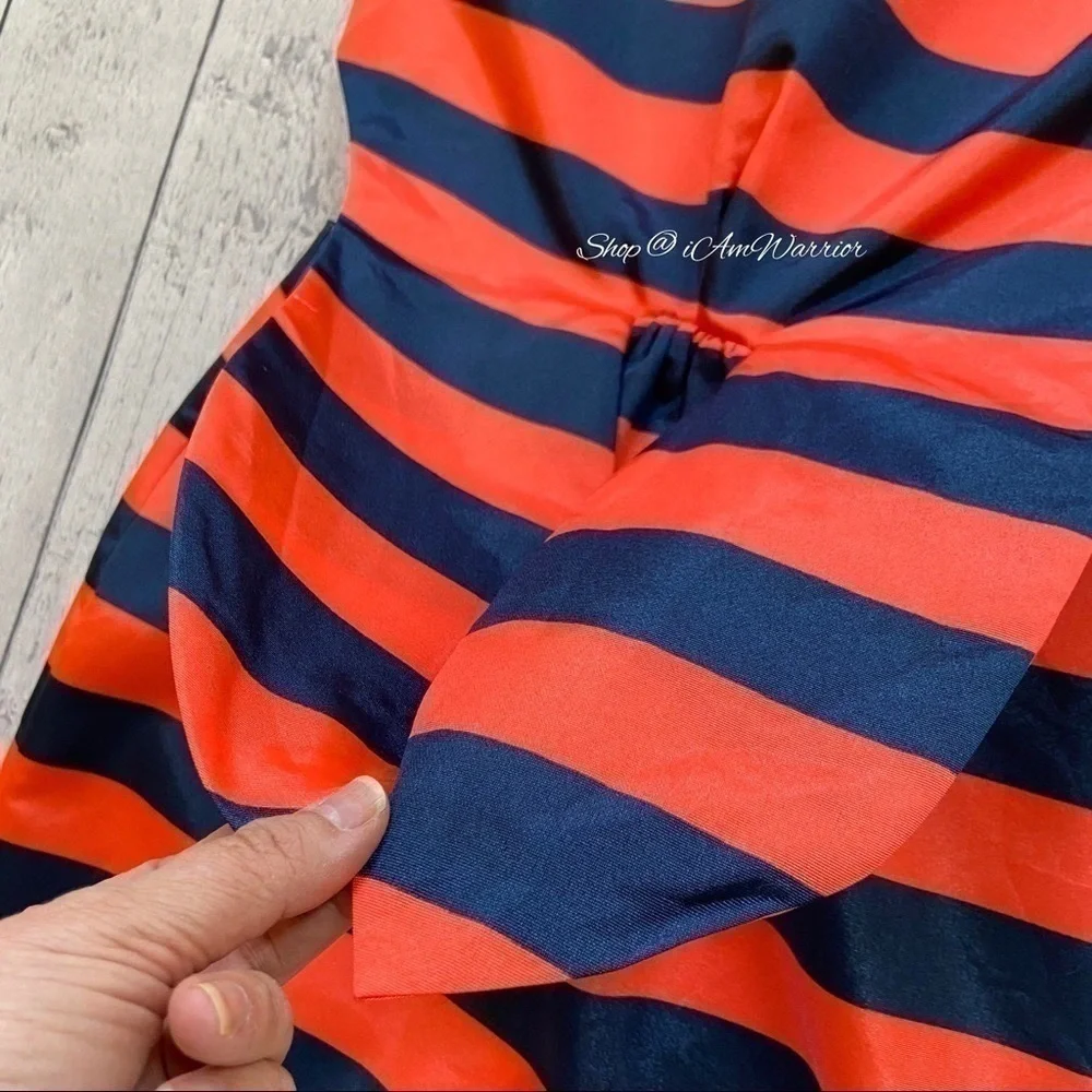 J.Crew Collection NWT tie waist striped midi Mandy Moore dress *shop@iamwarrior